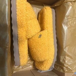 Gold color Peachee Slippers by Koolburra Ugg